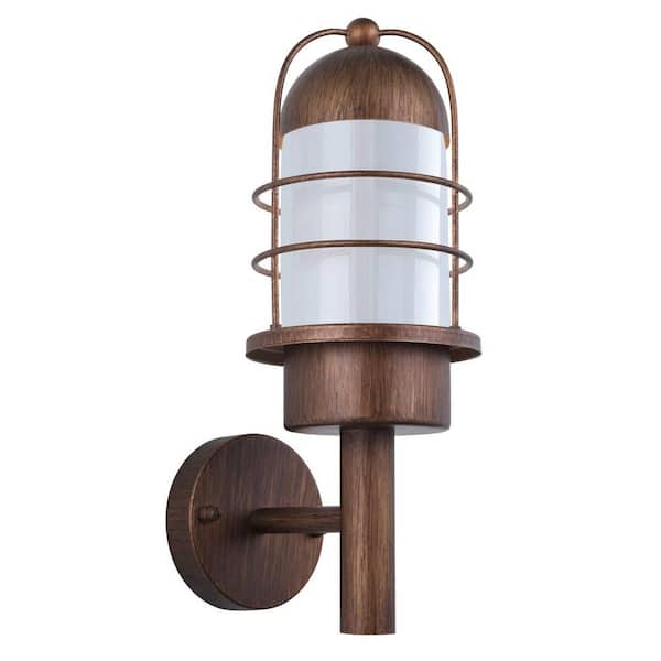 Eglo Minorca 1-Light Copper Outdoor Wall Lantern Sconce