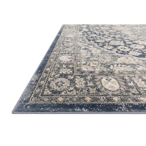 Teagan Denim/Mist 5 ft. 3 in. x 7 ft. 6 in. Traditional Area Rug