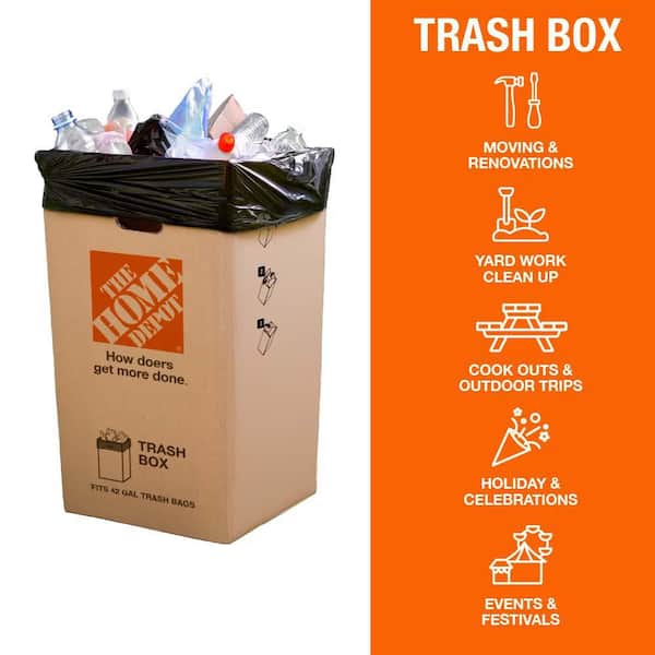 The Home Depot 42 gal. Disposable Trash Can (4 pack) TB42GAL-4PK