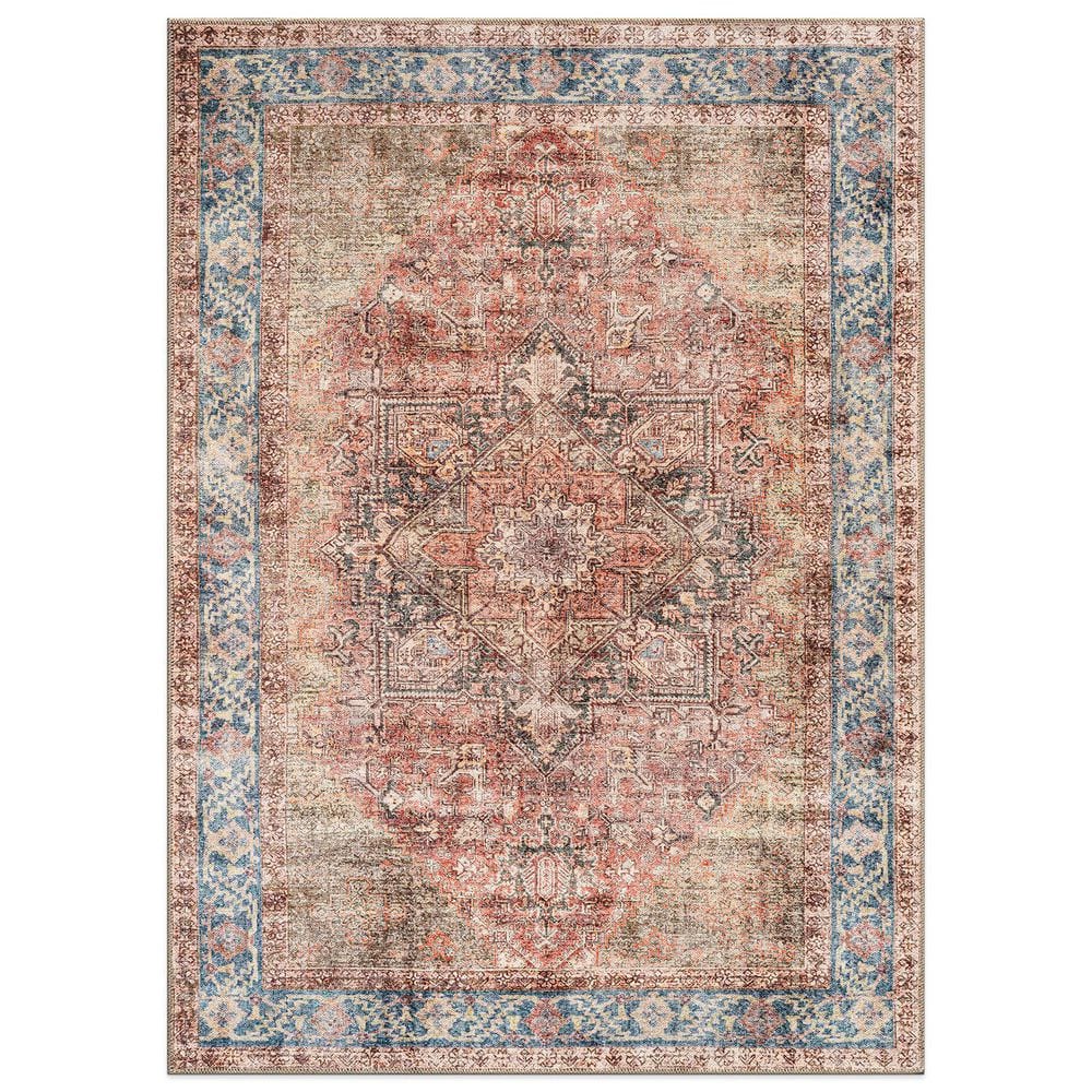 Calista Medallion Machine Washable Multi 4 ft. x 6 ft. Area Rug price history on PriceWatchPro