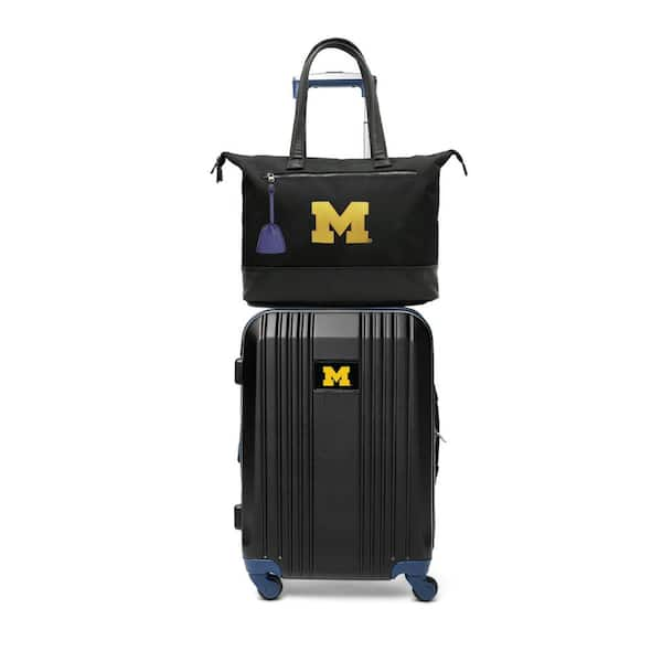 Mojo Michigan Wolverines Premium Laptop Tote Bag and Luggage Set