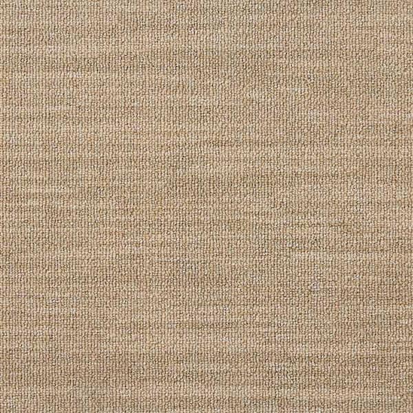Natural Harmony 9 in. x 9 in. Loop Carpet Sample - Sky Breeze - Color Brush
