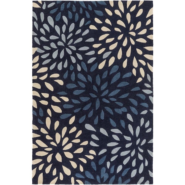 Artistic Weavers Liepaja Navy 9 ft. x 13 ft. Indoor Area Rug