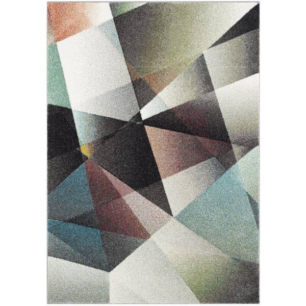 SAFAVIEH Porcello Gray/Multi 8 ft. x 10 ft. Abstract Area Rug PRL6939B