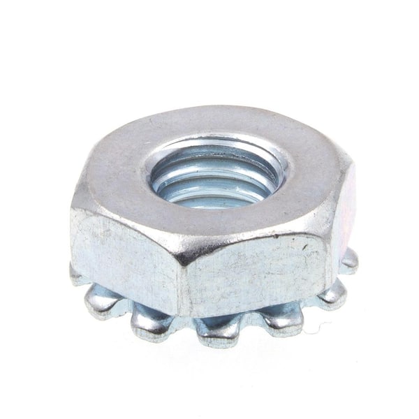 Stainless Steel Fine Thread Keps lock Nut with free spinning washer 10-32 Qty 10 