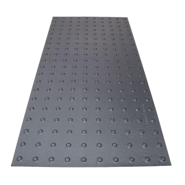 Safety Step TD RampUp 24 in. x 4 ft. Dark Gray ADA Warning Detectable Tile