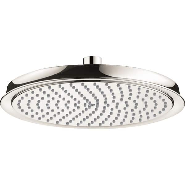 Hansgrohe Raindance Classic 1-Spray 11 in. Fixed Showerhead in Polished Nickel