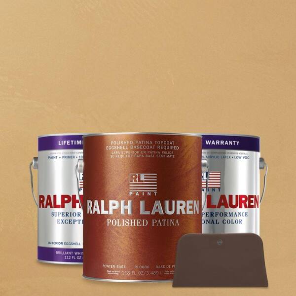 Ralph Lauren 1 gal. Creme Nova Pewter Polished Patina Interior Specialty Paint Kit