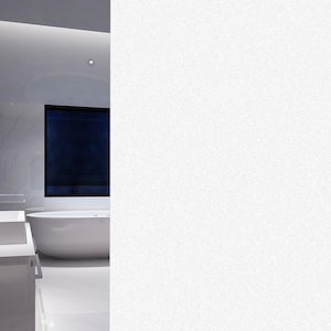 394 in. W x 35.4 in. H Static Cling White Frosted Privacy Window Film