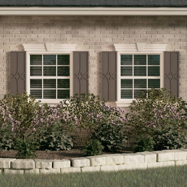 Ekena Millwork EnduraCore Cedar Park 15-in W x 64-in H Raised