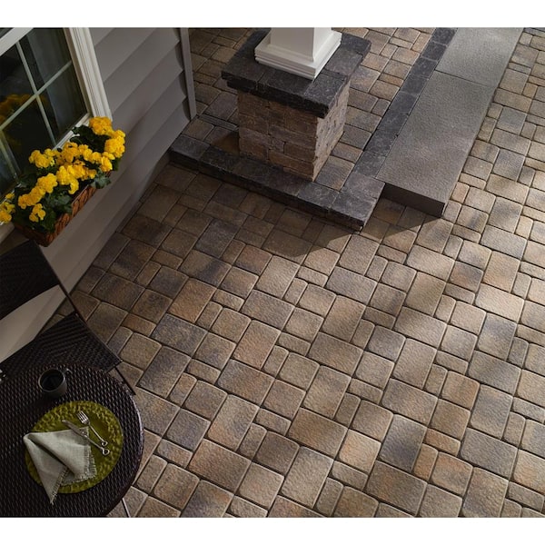 Oldcastle Mega Kingston 3-Piece Cotswold Mist Paver Kit (300-Piece Pallet)