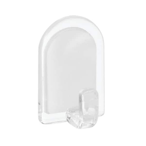 interDesign Single Self-Adhesive Mini Hook in Clear
