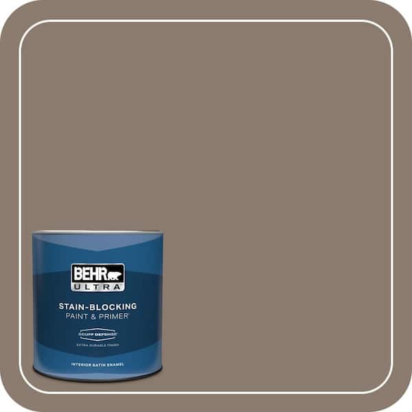 1 qt. #T18-07 Road Less Travelled Extra Durable Satin Enamel Interior Paint & Primer