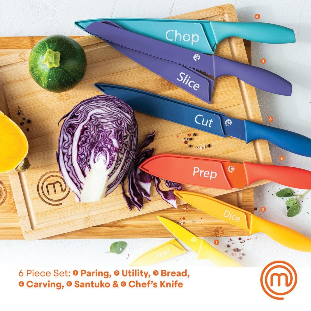 MasterChef Kitchen Knife Set with Covers