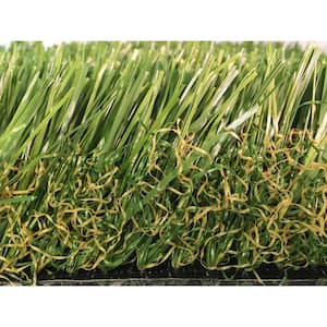 Supreme 2.5-90 Fescue 15 ft. Wide x Cut to Length Green Artificial Grass Carpet