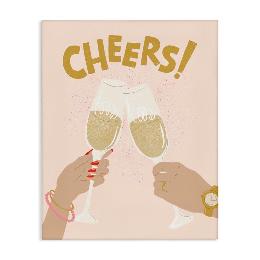 Celebration Cheers Drinks by Kristina Hultkrantz Unframed Food Graphic Art Print 20 in. x 16 in. price history on PriceWatchPro