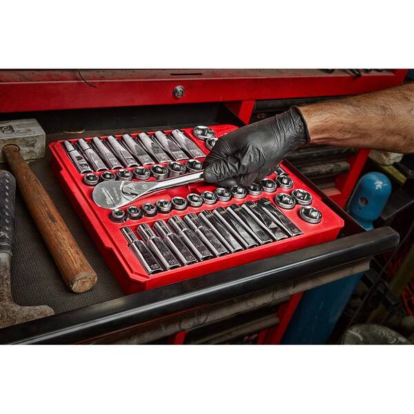 Milwaukee Tool - 15 Pc. Metric Flex Head Ratcheting Combination Wrench | MSC Direct