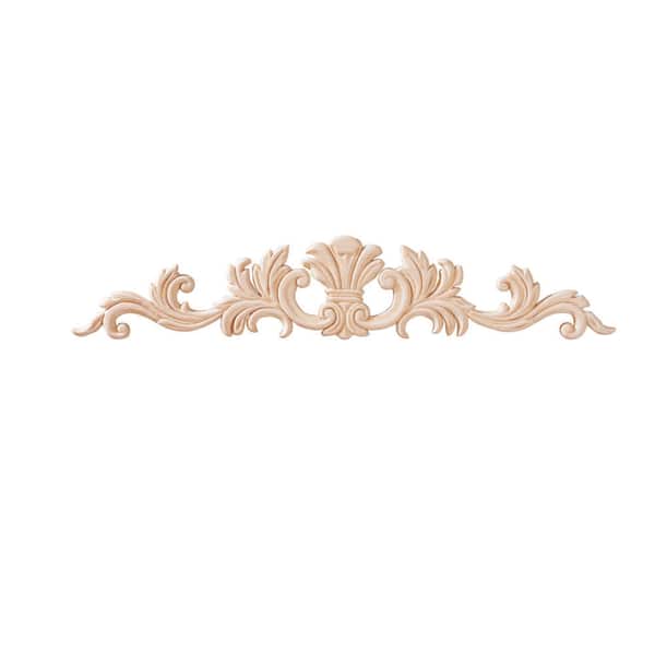 1/4 in. D x 3-3/8 in. W x18 in. L Unfinished Oak Wood Mantle Accent Moulding