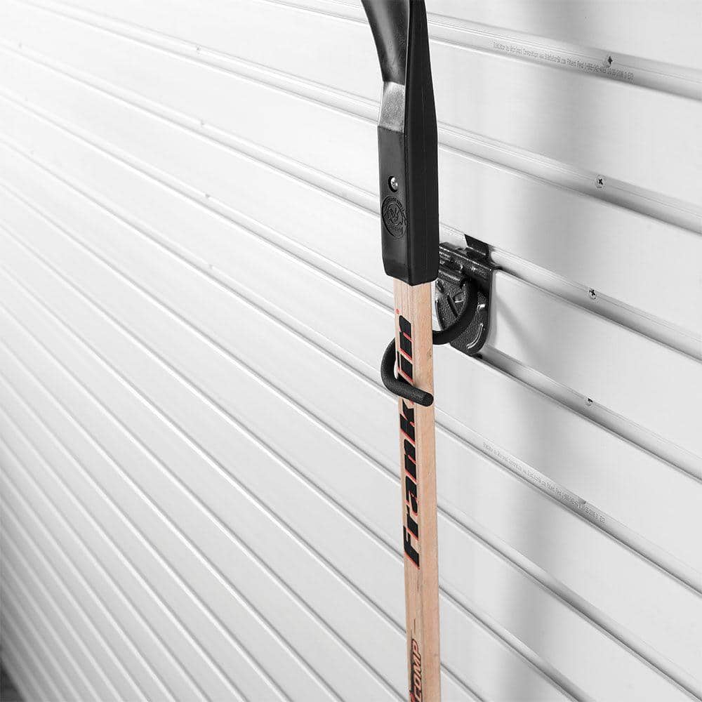 Black Powder-Coated Metal S Hook for Garage Organization
