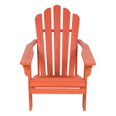 Orange Adirondack Chairs Patio Chairs The Home Depot