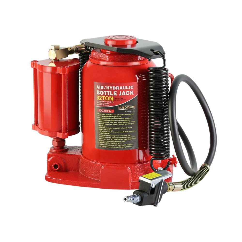 MYWISH 32-Ton Air Hydraulic Bottle Jack for Industrial and Heavy