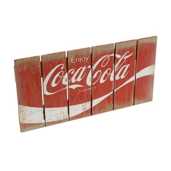 Crates & Pallet 24 in. x 12 in. x 0.75 in. Coca-Cola Large Pallet in Vintage Red