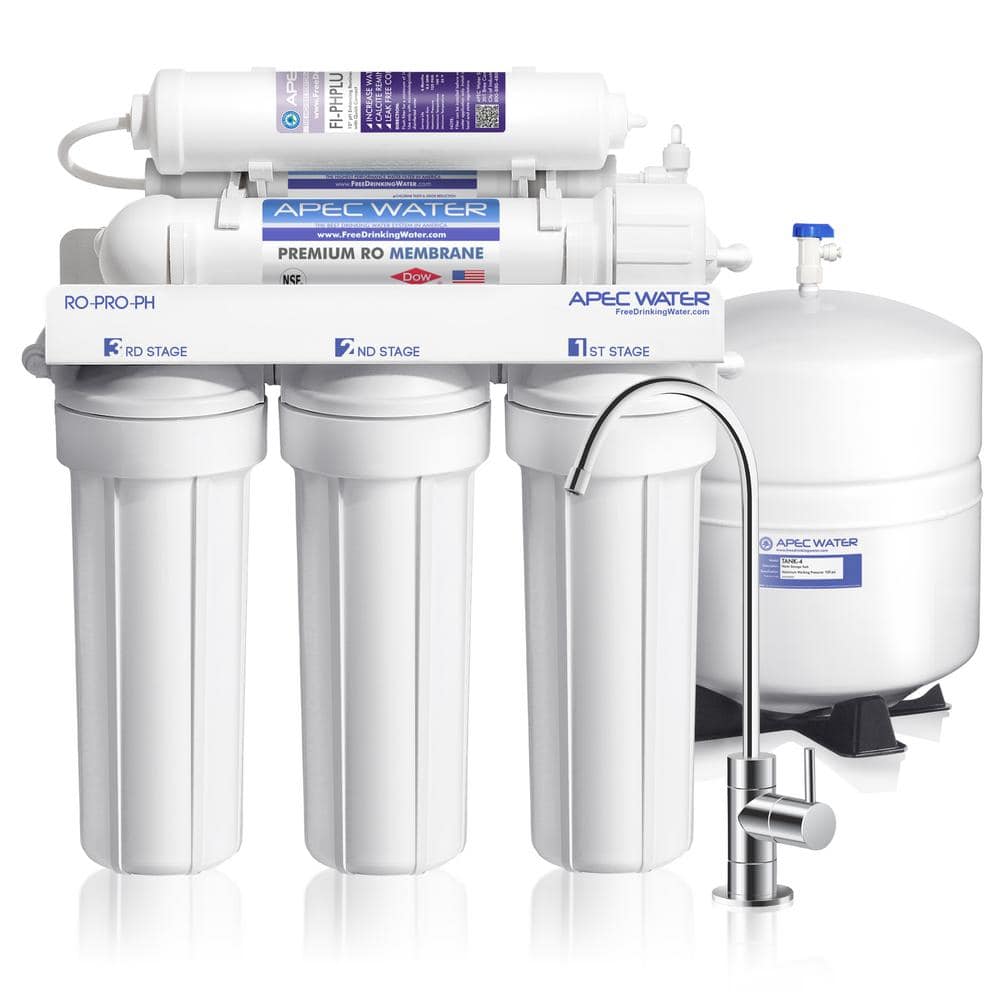 APEC Top Tier Ultra Safe Electric Pumped Reverse Osmosis Drinking