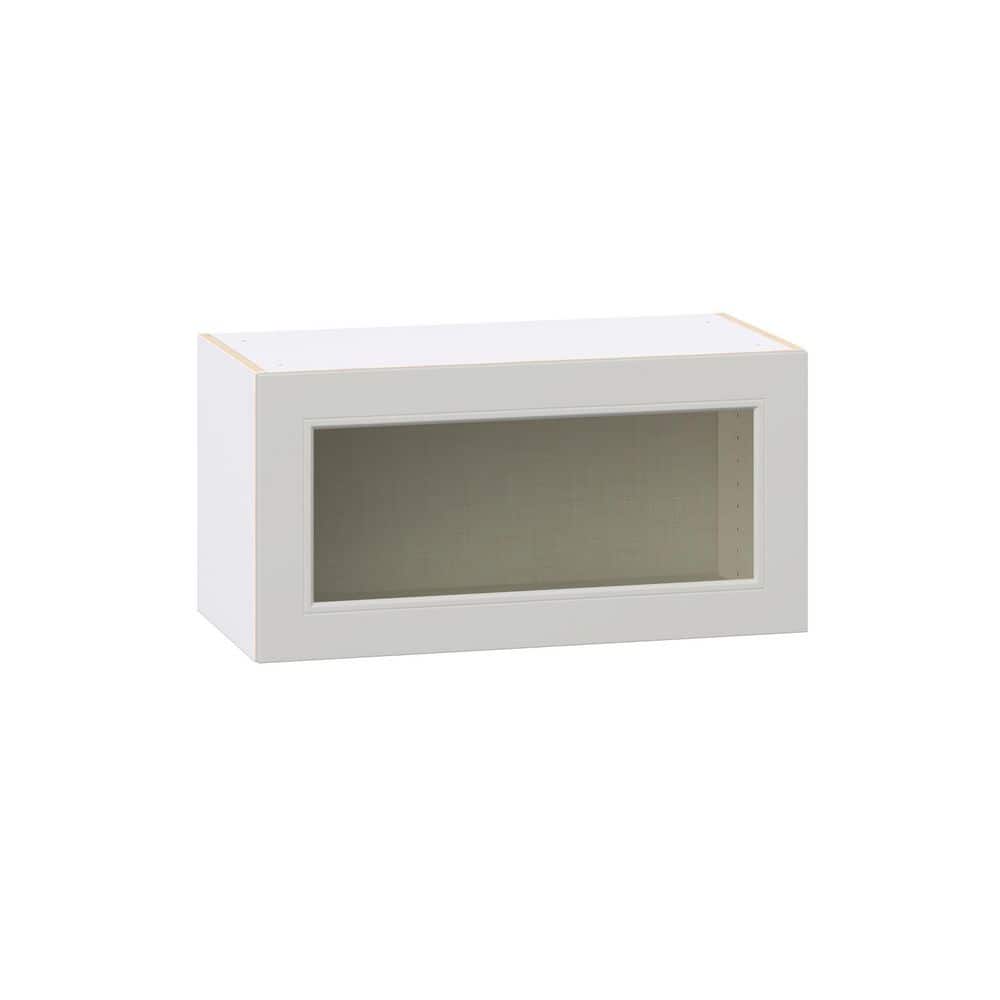 Galveston 30 in. W x 14 in. D x 15 in. H Assembled Specialty Wall Bridge Kitchen Cabinet in Light Grey price history on PriceWatchPro