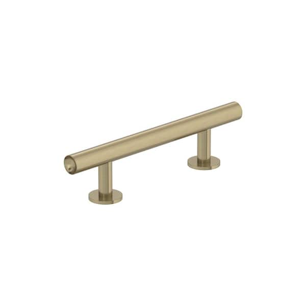 Amerock Radius 3 in. (76 mm) Center-to-Center Golden Champagne Cabinet Bar Pull (1-Pack)