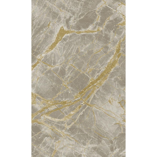 Walls Republic Gold Marble Stone Like Textured Print Non Woven Non-Pasted Textured Wallpaper 57 Sq. Ft.