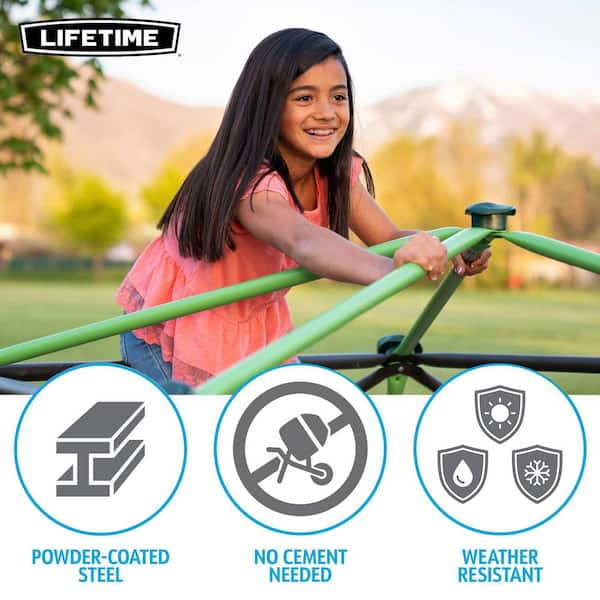 Lifetime Mantis Green and Bronze Climbing Dome 5.5'H x 11'W 90951