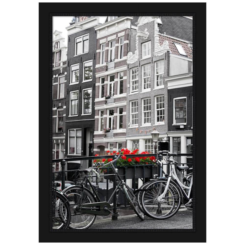 Avon Black Satin Finish Plastic Wall Picture Frame 33" x 23"