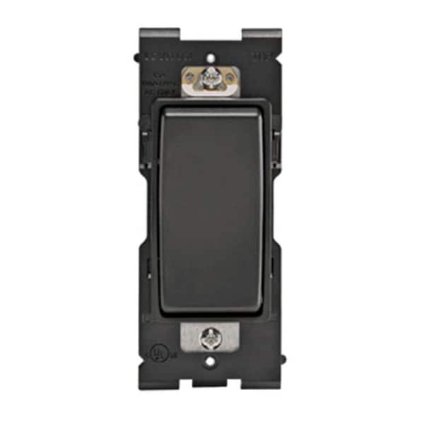 Renu 15-Amp Single Pole Rocker Switch - Onyx Black-DISCONTINUED