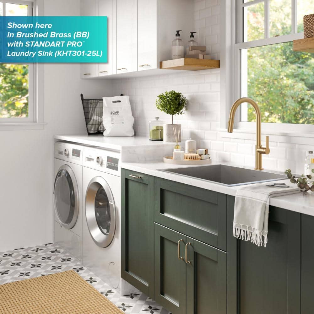Stainless Steel Single Handle Pull Down Kitchen Faucet