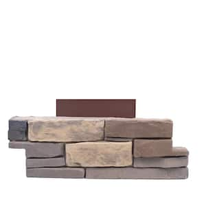 18 in. x 6 in. Terra Stone Veneer Siding (Pillar Stone)