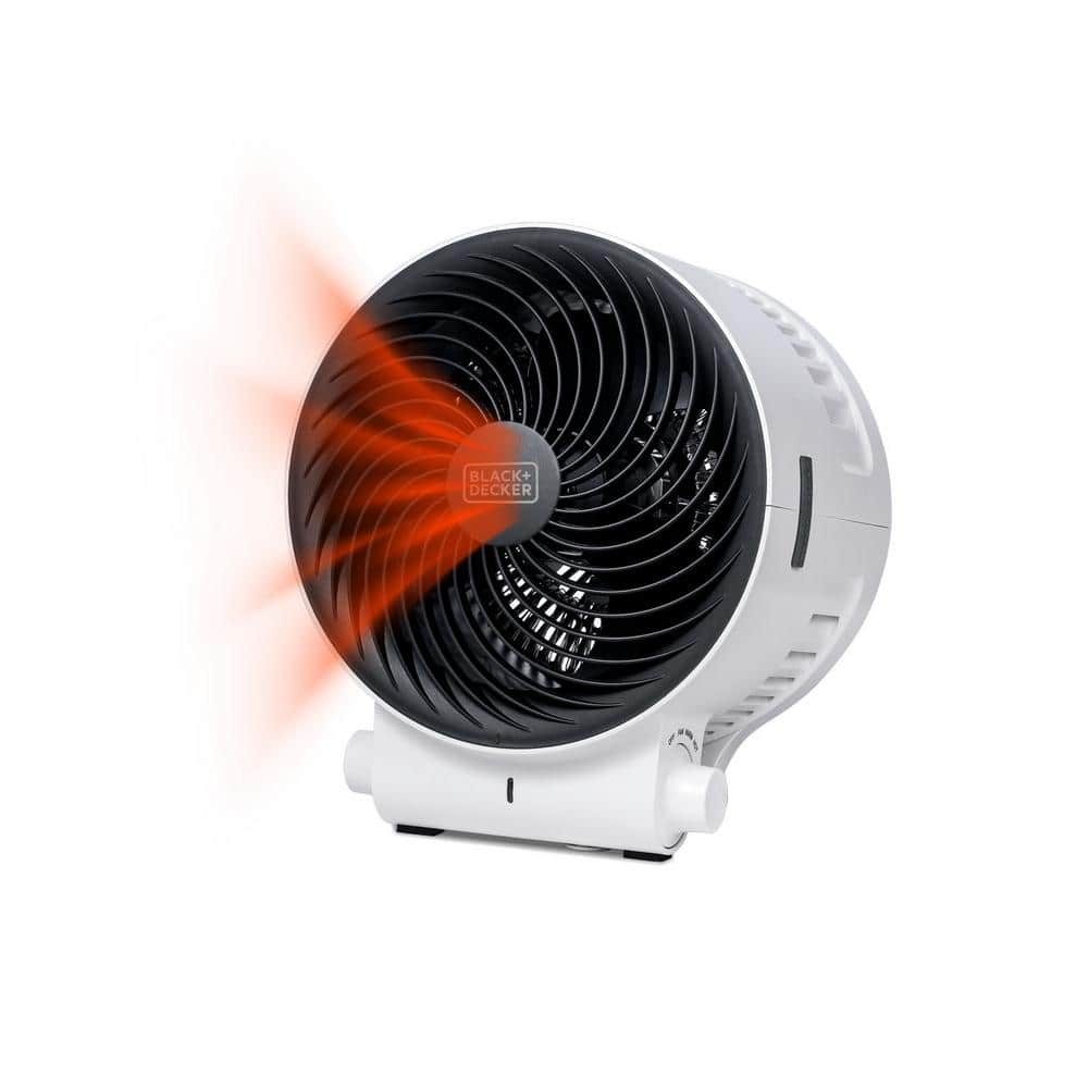 Dual Function Desktop Heater Fan, 3 Settings, 750W/1500W Space Heater & Cooling Fan for Home Office, White price history on PriceWatchPro