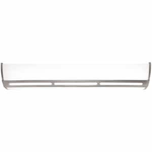 48 in. Linear 1-Light Brushed Nickel Dimmable LED Flush Mount