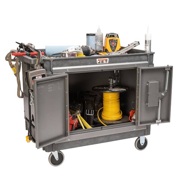Jet PUC-4126 Resin Cart with Lock-N-Load Security System Kit JT1
