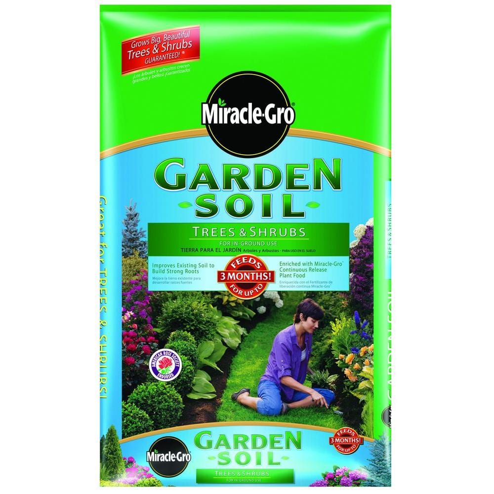 MiracleGro 1.5 cu. ft. Garden Soil for Trees and Shrubs 73359300 The