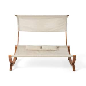 Teak Wood Outdoor Day Bed with Canopy