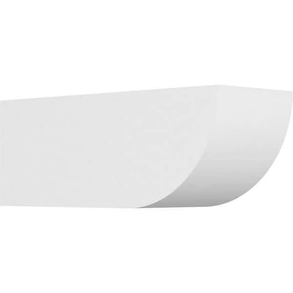 Ekena Millwork 6 in. x 6 in. x 16 in. Standard Durham Architectural Grade PVC Rafter Tail Brace