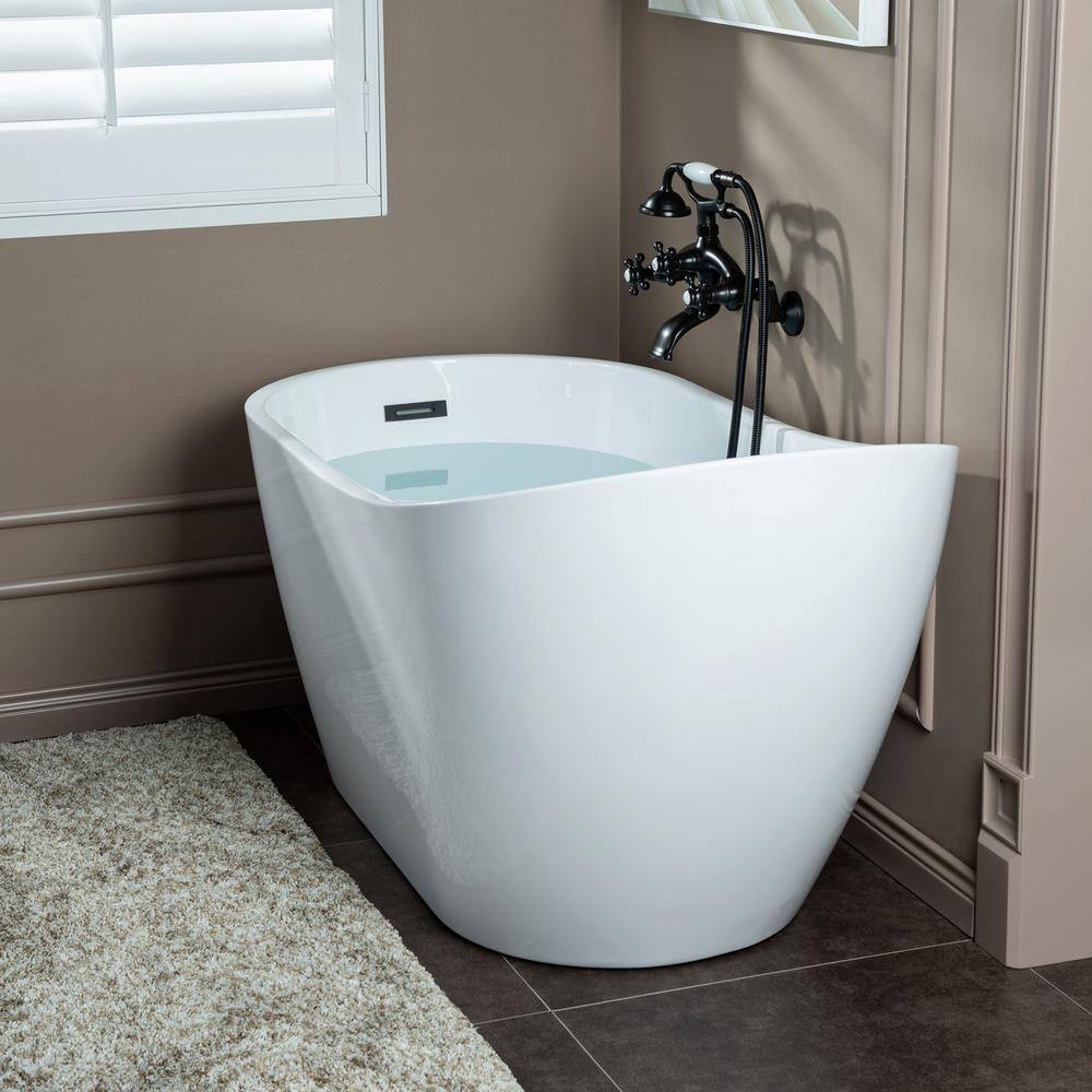 Oil Rubbed Bronze Wall Mount Tub Faucet with Handshower