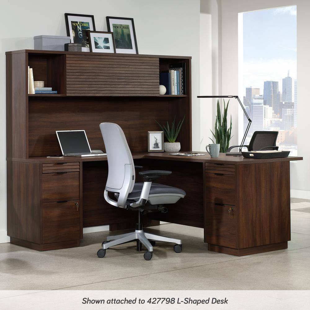 Palo Alto Spiced Mahogany 72" Engineered Wood Desk Hutch