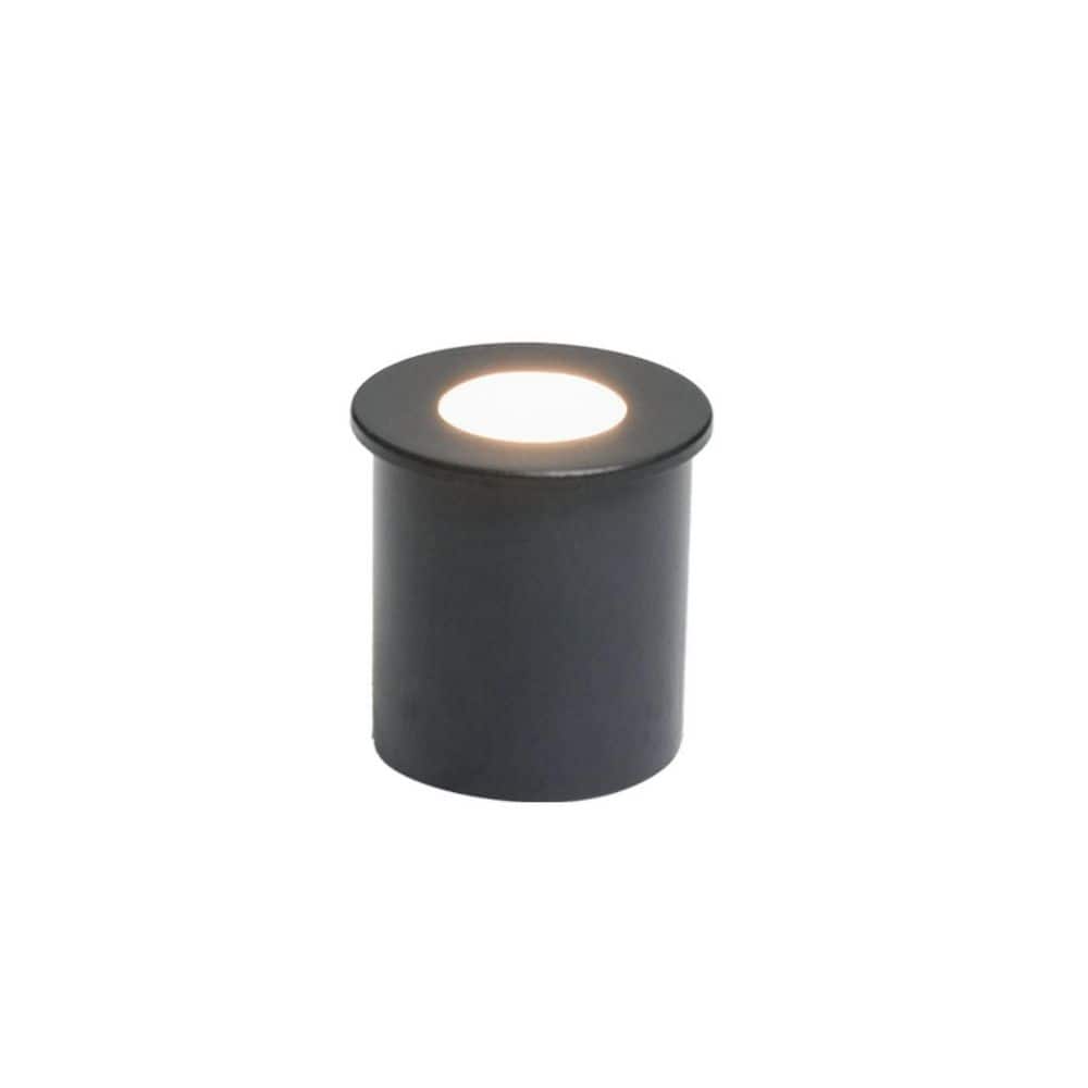 Hardwired Brass Black Micro Dot Indicator Weather Resistant Well Light with Integrated LED Bulb price history on PriceWatchPro