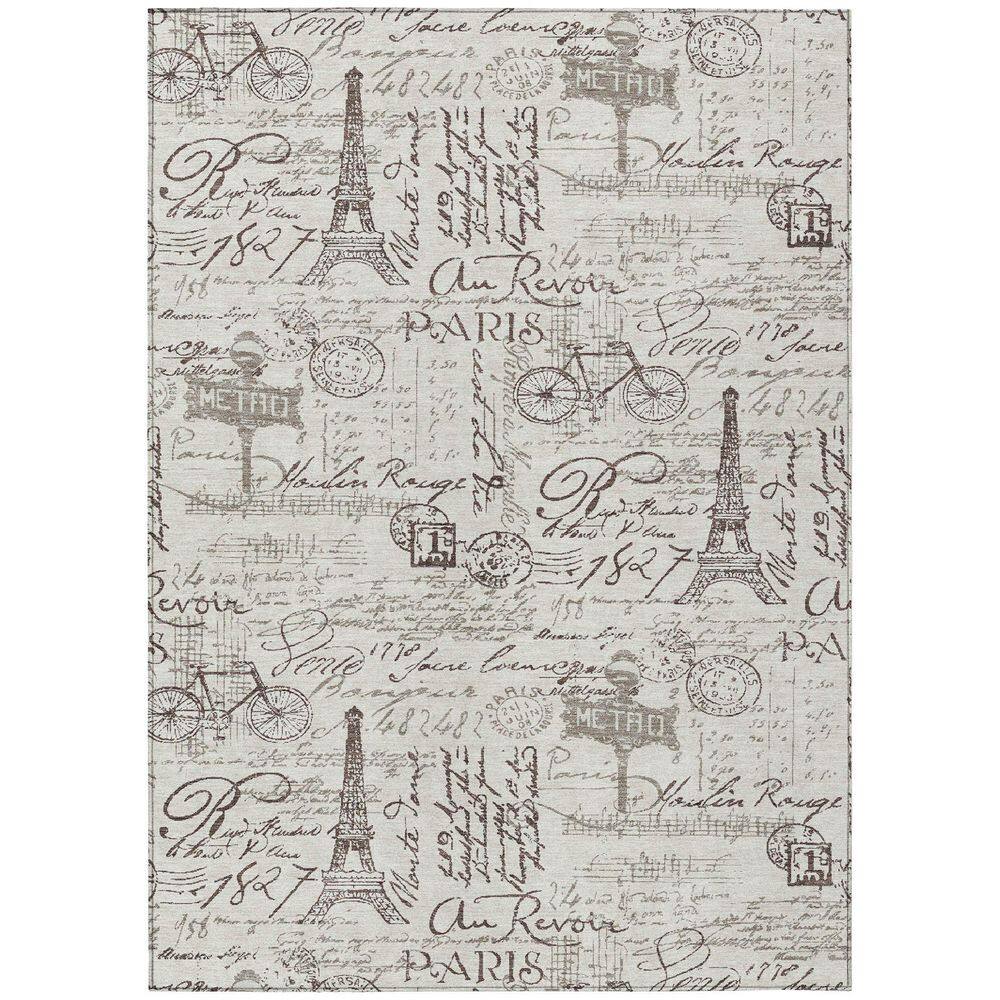 Chantille Machine Washable Indoor/Outdoor Abstract ACN2209 Linen 9 ft. x 12 ft. Area Rug price history on PriceWatchPro