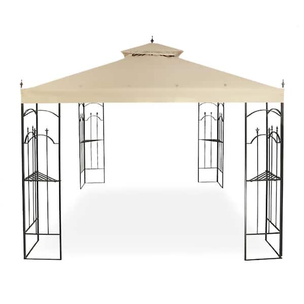 Garden Winds RipLock 500 Beige Replacement Canopy for 10 ft