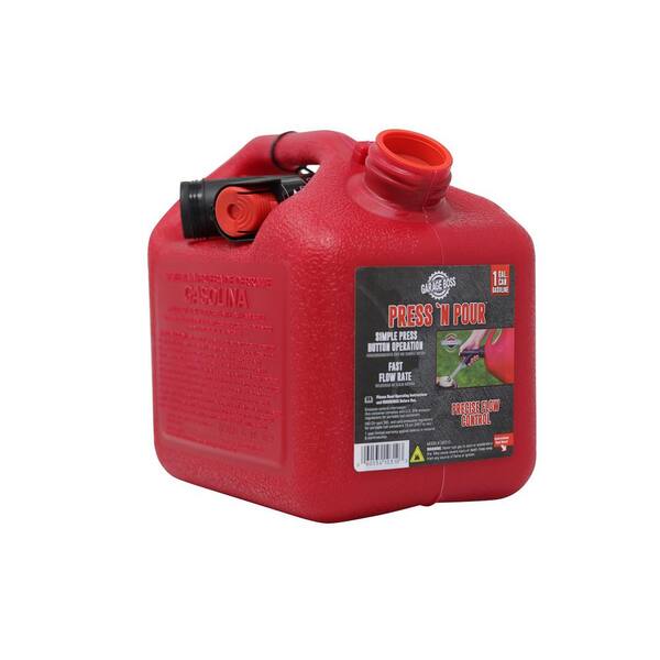 Red freeship 1 Gallon GB320 Briggs and Stratton Press 'N Pour Gas Can 