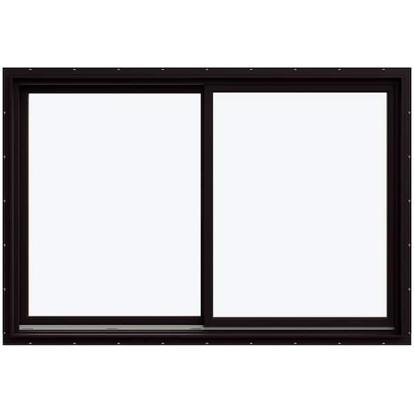 71.3125 in. x 47.5625 in. W-5500 Left-Hand Sliding Wood Clad Window