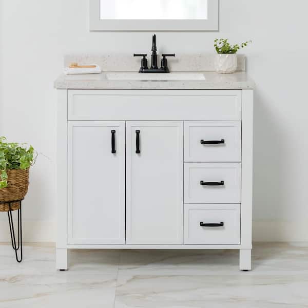 Winsome 36 in. Bath Vanity Cabinet without Top in White
