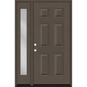 Steves & Sons Regency 49 in. x 80 in. 6-Panel LHOS Hickory